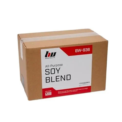 Blended Waxes Inc. all-purpose soy wax in a pack