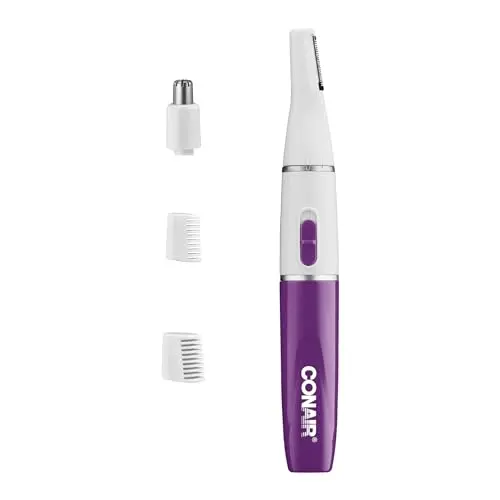 Conair All-in-1 facial hair trimmer for women in white