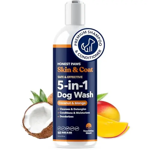 Honest Paws 5-in-1 Premium Dog Wash for sensitive skin
