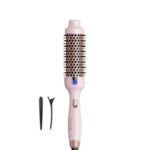Wavytailk pink Blowout Express 1.5 inch thermal round brush