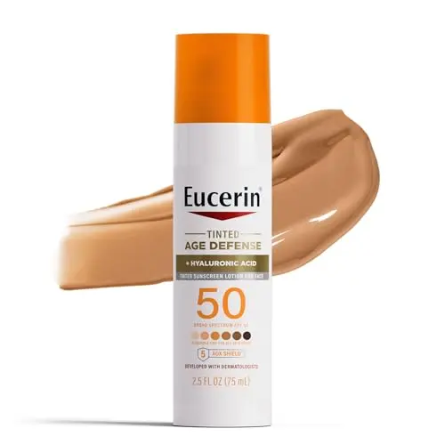 Eucerin Sun Tinted Age Defense Face Sunscreen Lotion SPF 50