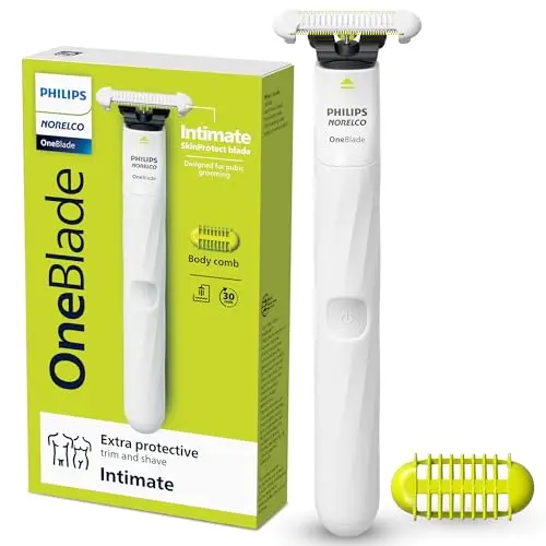 Philips Norelco OneBlade Intimate pubic grooming trimmer and shaver