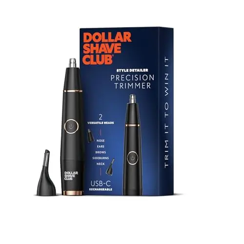Dollar Shave Club style detailer precision trimmer for nose ears and brows