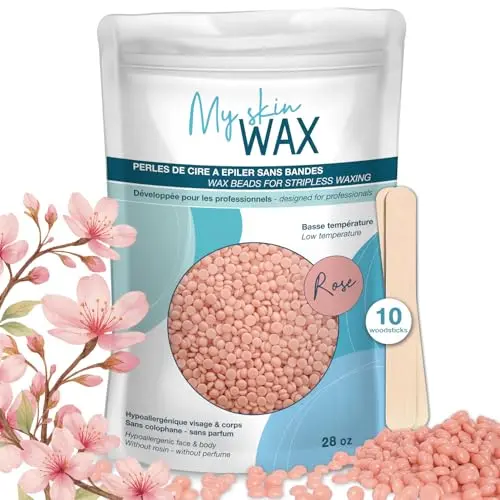 My skin WAX hypoallergenic rosin-free hard wax beads in maxi pack