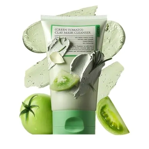 FULLY Green Tomato Pore Detox Clay Mask Cleanser tube