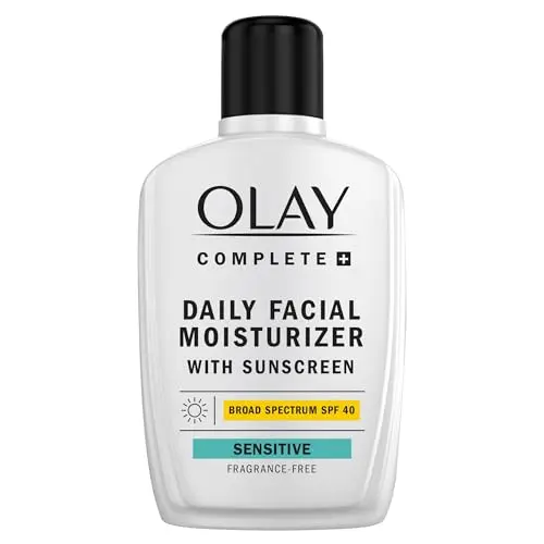 Olay Complete+ Face Moisturizer with Sunscreen SPF 40 for sensitive skin