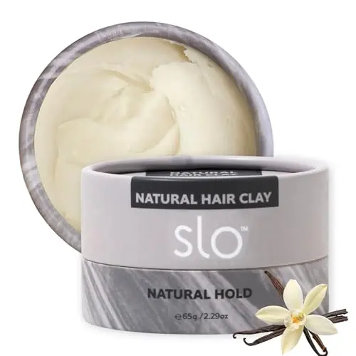 Slo Natural Hair Clay in compostable packaging