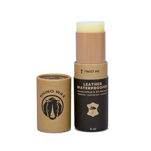 Rhino Wax leather waterproofer in a tube