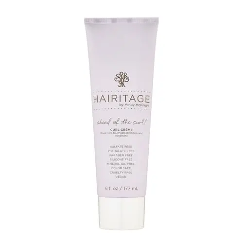 Hairitage Hydrating Jojoba Oil Curl Cream bottle for curly hair