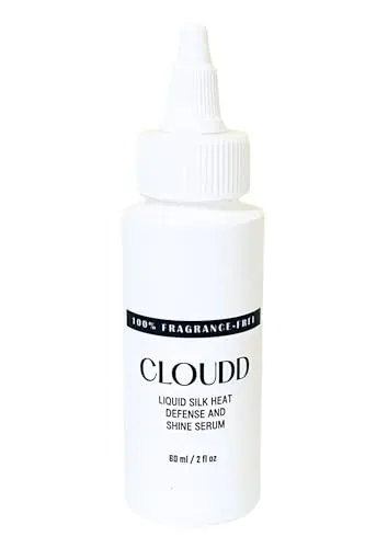 CLOUDD Fragrance-Free Liquid Silk Heat Defense Serum bottle
