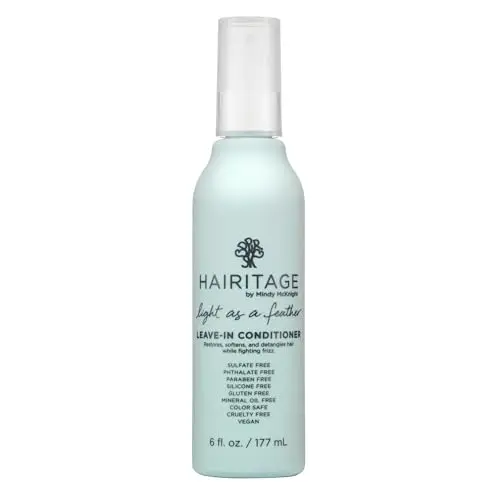 Hairitage Detangling Leave-in Conditioner Spray bottle with cherry amber scent