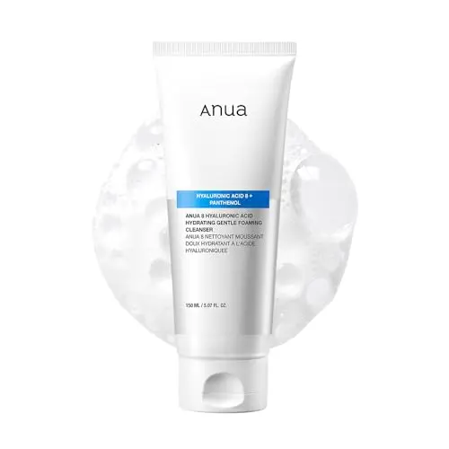 Anua Hydrating Gentle Foaming Cleanser bottle for dry sensitive skin