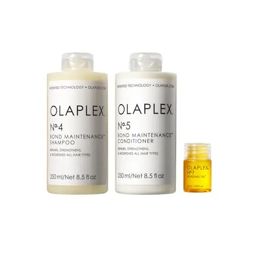 Olaplex No. 4 Shampoo, No. 5 Conditioner, and No. 7 Bonding Oil kit