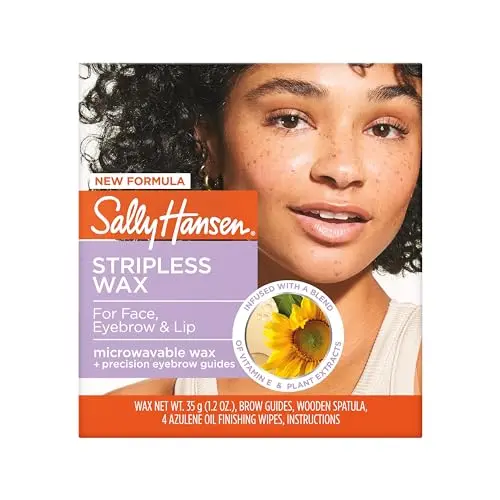 Sally Hansen stripless wax kit for face, eyebrow, and lip