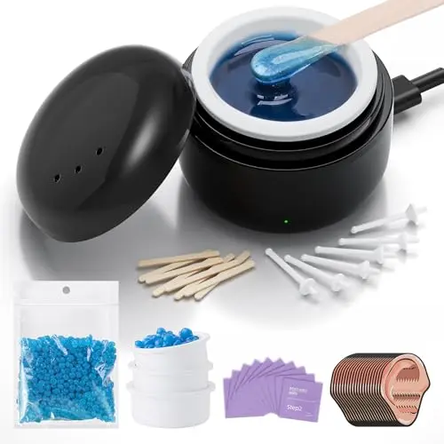 Azang USB-powered nose wax kit with constant temperature heater