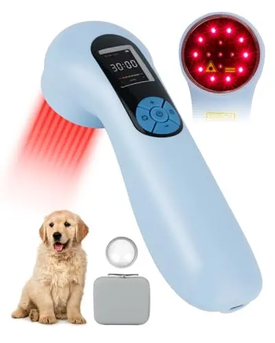 BETISBE cold laser therapy device for dogs with a protective magnetic cover.