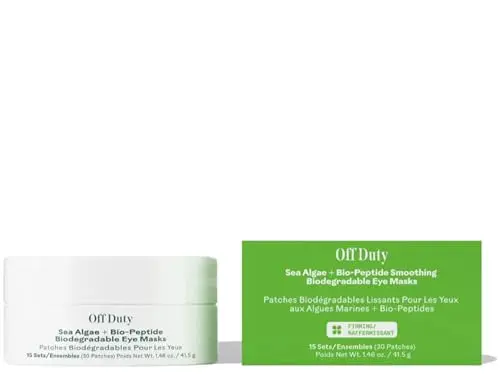 Three Ships OffDuty Sea Algae + Bio-Peptide Smoothing Biodegradable Eye Masks product image