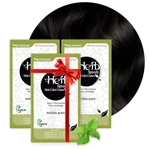 Herb Speedy Color Cream 3-pack tubes for hair coloring