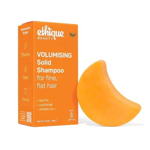 Ethique Volumizing Shampoo Bar with Biotin for thin, fine hair