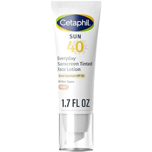 CETAPHIL Everyday Sunscreen Tinted Lotion SPF 40 pump bottle