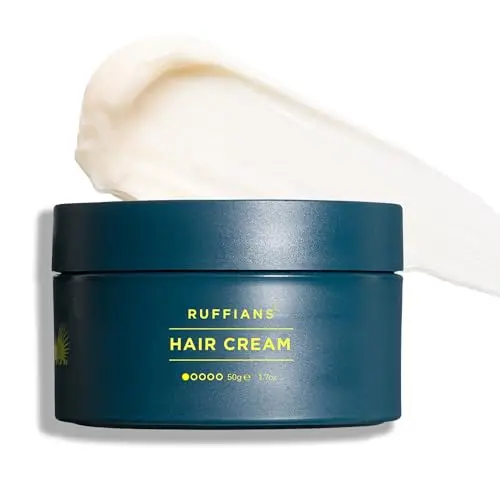 Ruffians Hair Cream jar for fine and wavy hair