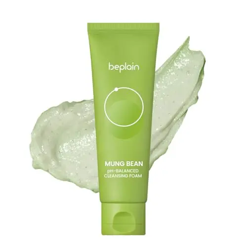beplain Mung Bean pH-Balanced Cleansing Foam tube