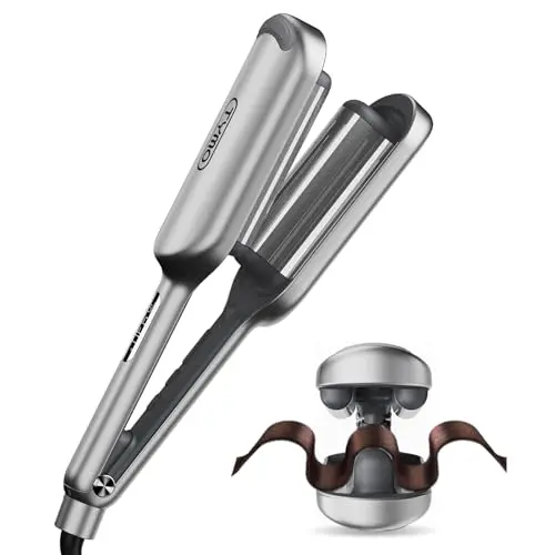 TYMO ROVY grey 3-barrel waver curling iron