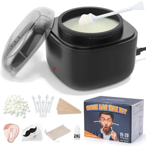 AUZEAL nose hair wax kit with smart temperature indicator light
