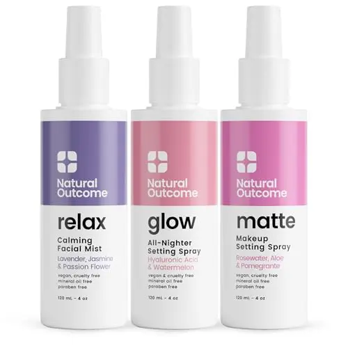 Natural Outcome Face Mist Trio Collection set