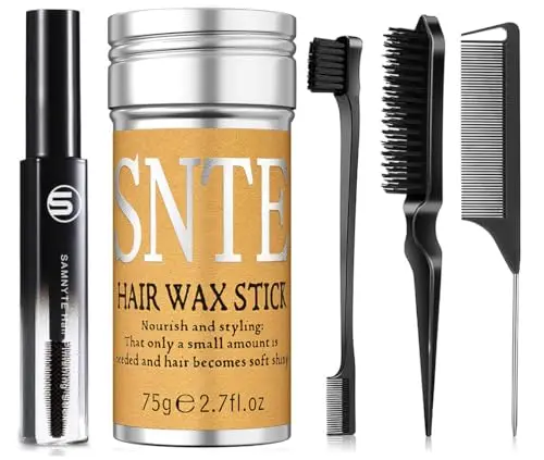 Samnyte Hair Wax Stick set with multiple combs and sticks