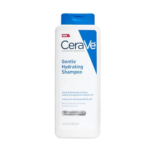 CeraVe Hydrating Shampoo bottle with ceramides
