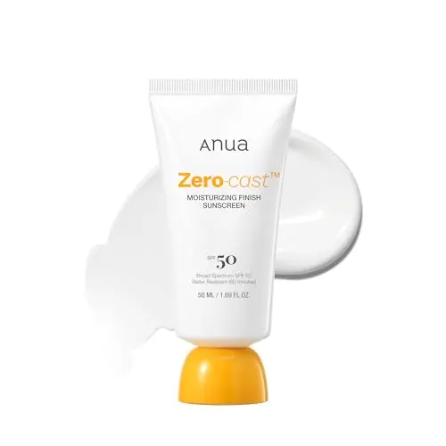 Anua Zero-Cast Moisturizing Finish Sunscreen SPF 50 tube