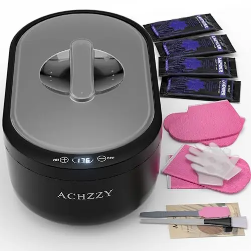 Dark gray ACHZZY 2000ml compact paraffin wax machine for hands
