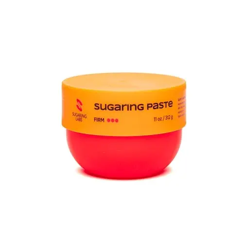SUPER FIRM sugaring paste in a small jar for Brazilian and underarm use