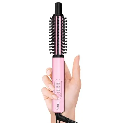 FARERY Mini Thermal Brush in pink with 0.75 inch barrel