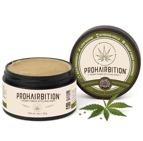 PROHAIRBITION Hemp Fiber Hair Wax in sustainable jar
