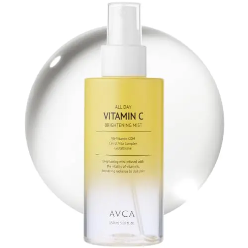 AVCA All Day Vitamin C Brightening Face Mist spray bottle