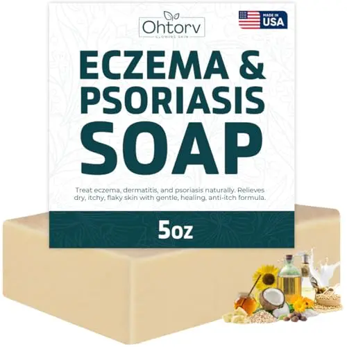 Ohrtov Unscented Eczema Soap Bar for sensitive skin