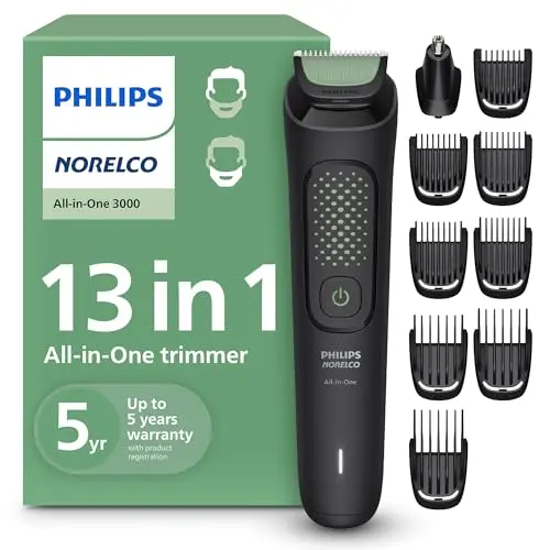 Philips Norelco All-in-One 3000 Series beard trimmer in black