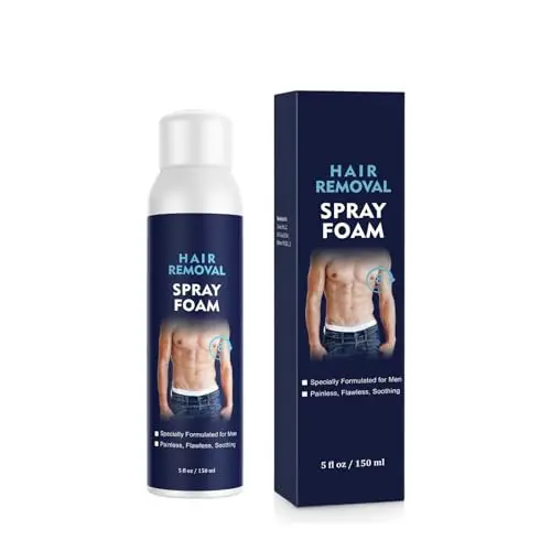 BOJICA Hair Removal Spray bottle with gentle formula label