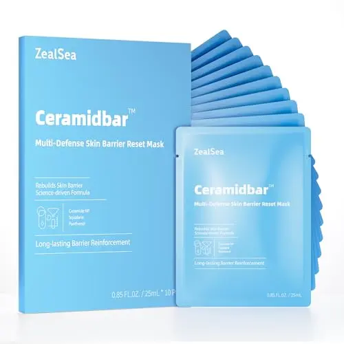 ZealSea Ceramidbar sheet masks in a package of 10