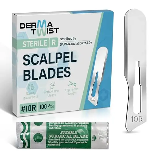 DermaTwist 10R Dermaplaning Blades 100-pack
