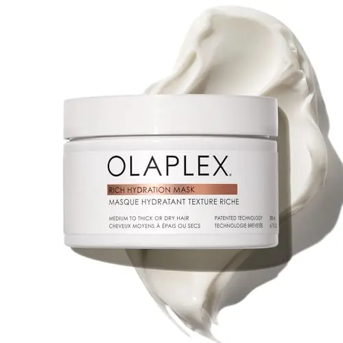Olaplex No. 8 Rich Hydration Mask jar for dry, coarse hair