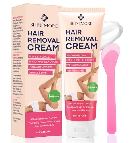 ShineMore intimate hair removal cream tube for women