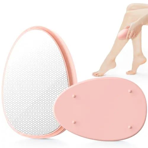 SILVLF pink crystal hair eraser for painless hair removal and exfoliation