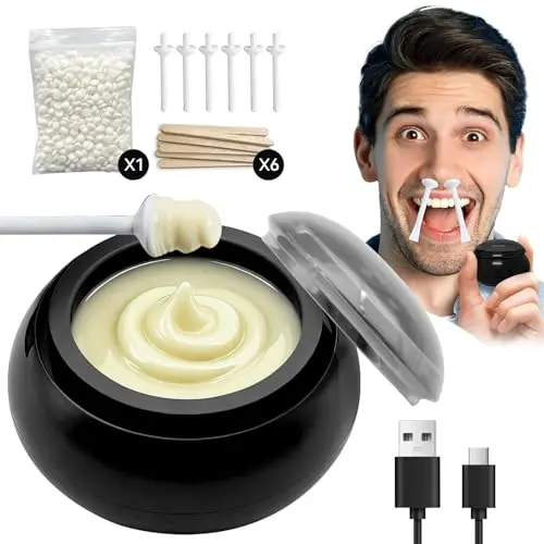 Miemieyo compact nose wax kit with Type-C USB heating