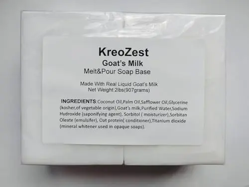 KreoZest Goat Milk Melt and Pour Soap Base