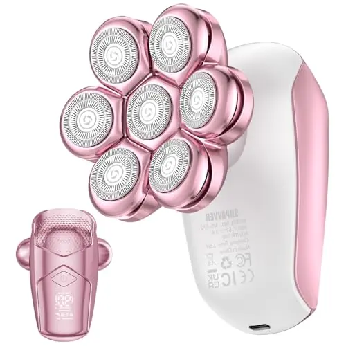 SHPAVVER electric razor for women with 7D floating shaving head