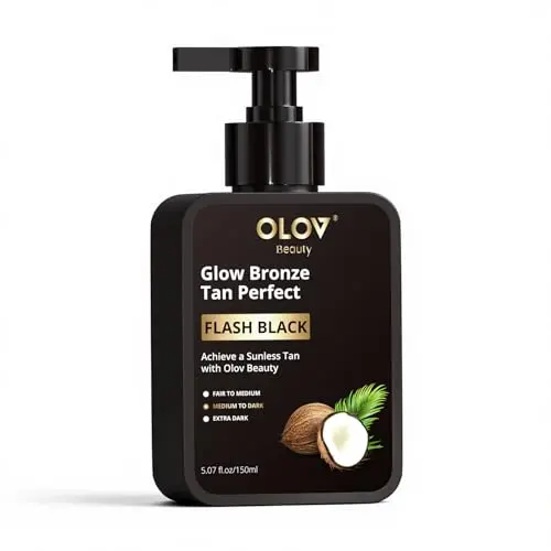 OLOV BEAUTY self tanning lotion with shea butter and coconut oil