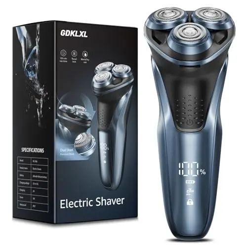 GDKLXL rechargeable waterproof electric razor for men